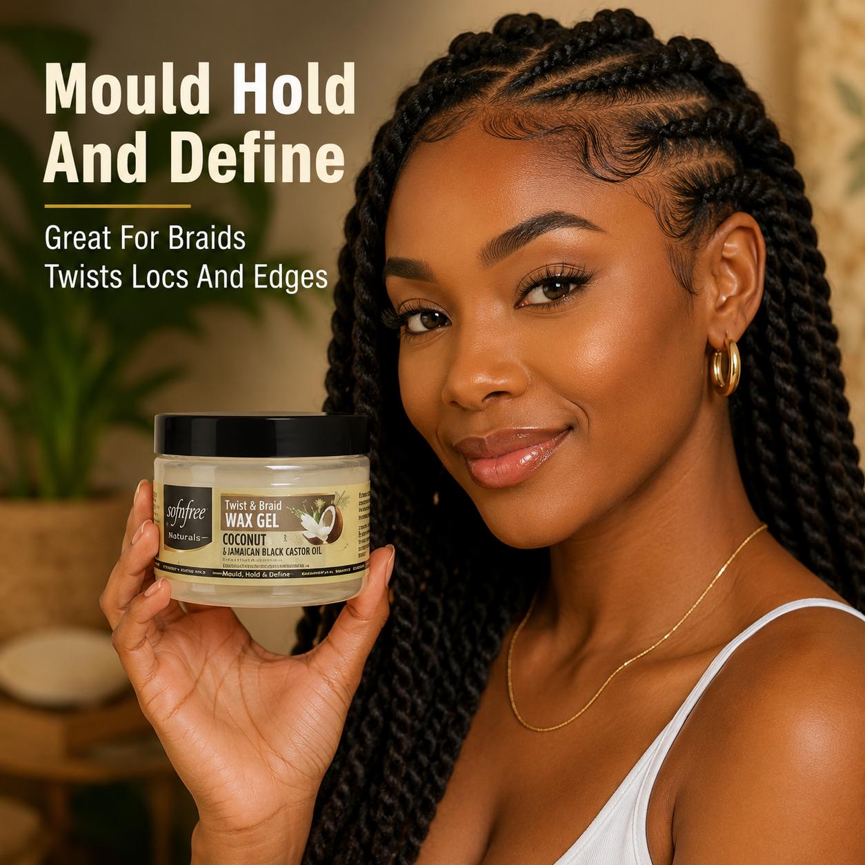 Sofnfree Twist & Braid Wax Gel 250ml