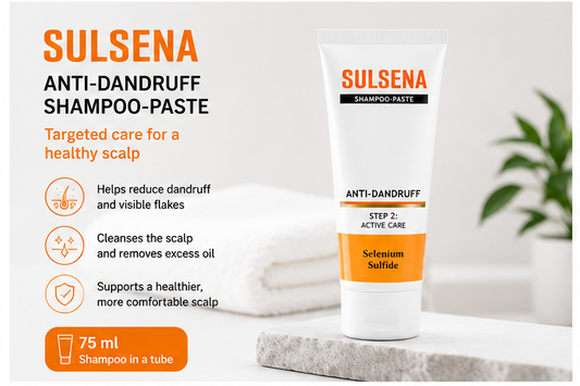 Sulsena Anti-Dandruff Shampoo-Paste 75ml Scalp Care Tube