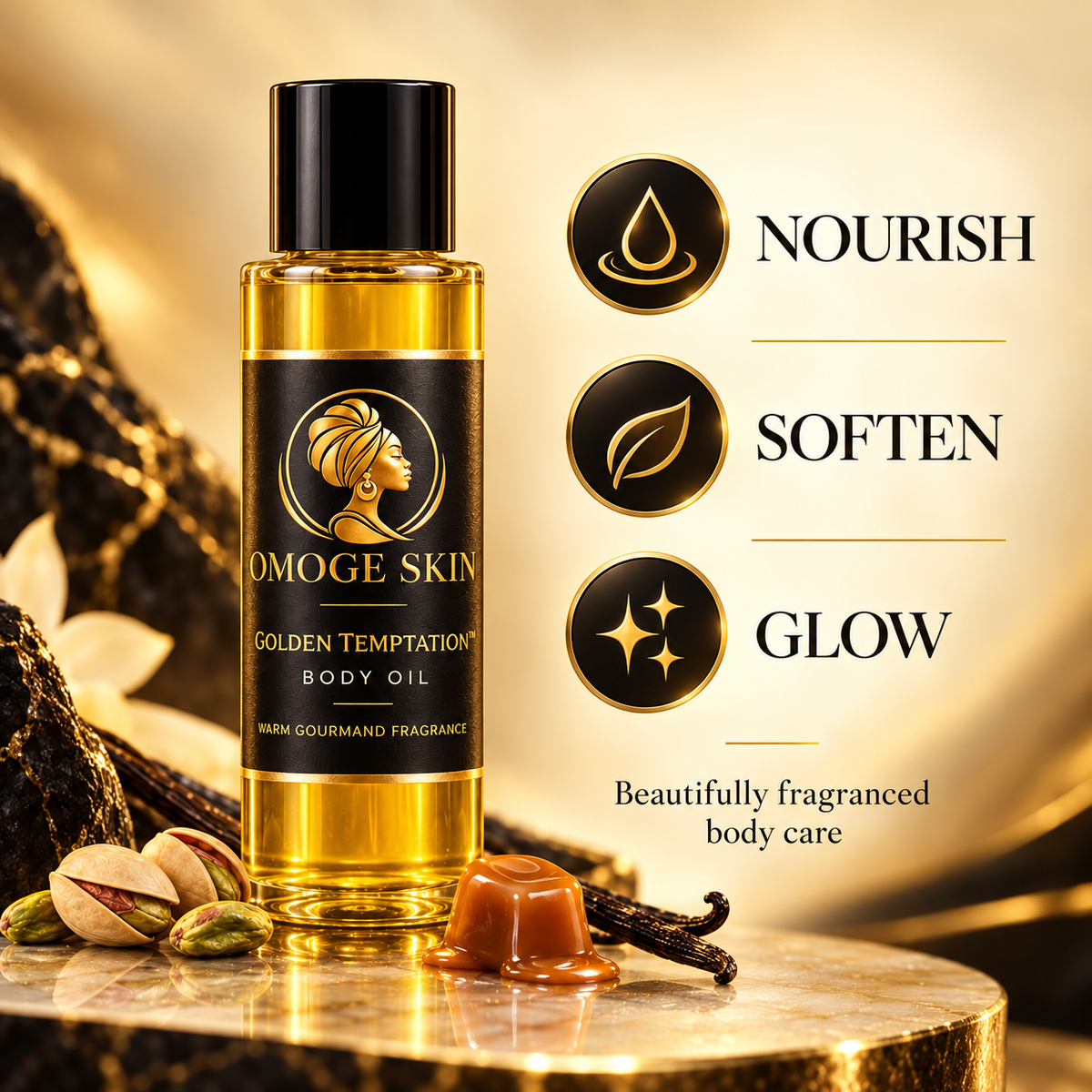 Golden Temptation body oil – view 4
