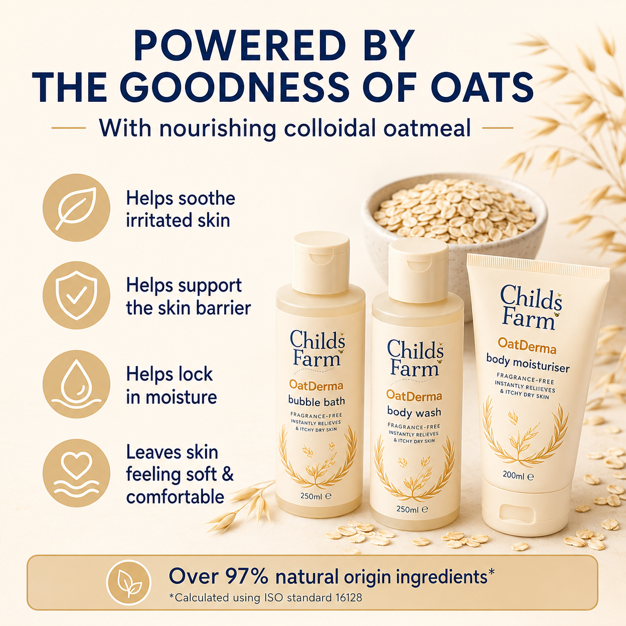 Childs Farm OatDerma 3-Step Skincare Bundle