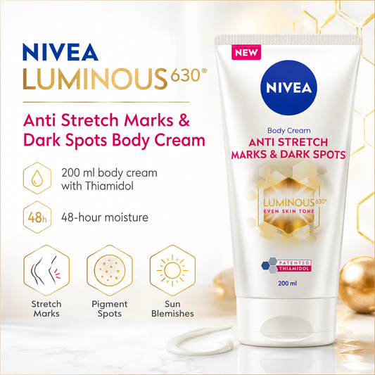NIVEA Luminous 630 Anti Stretch Marks Body Cream 200ml