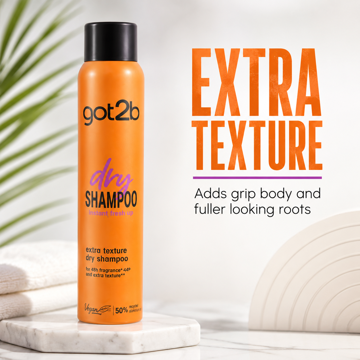 Got2b Extra Texture Dry Shampoo 200ml Duo Pack