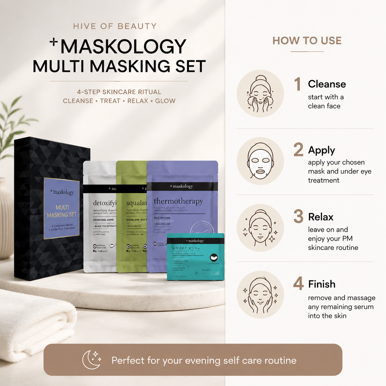 Maskology Multi-Masking Facial Set — 4 Steps