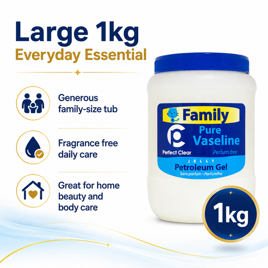 OMOGE PURE Petroleum Jelly 1kg – Fragrance Free Barrier Balm