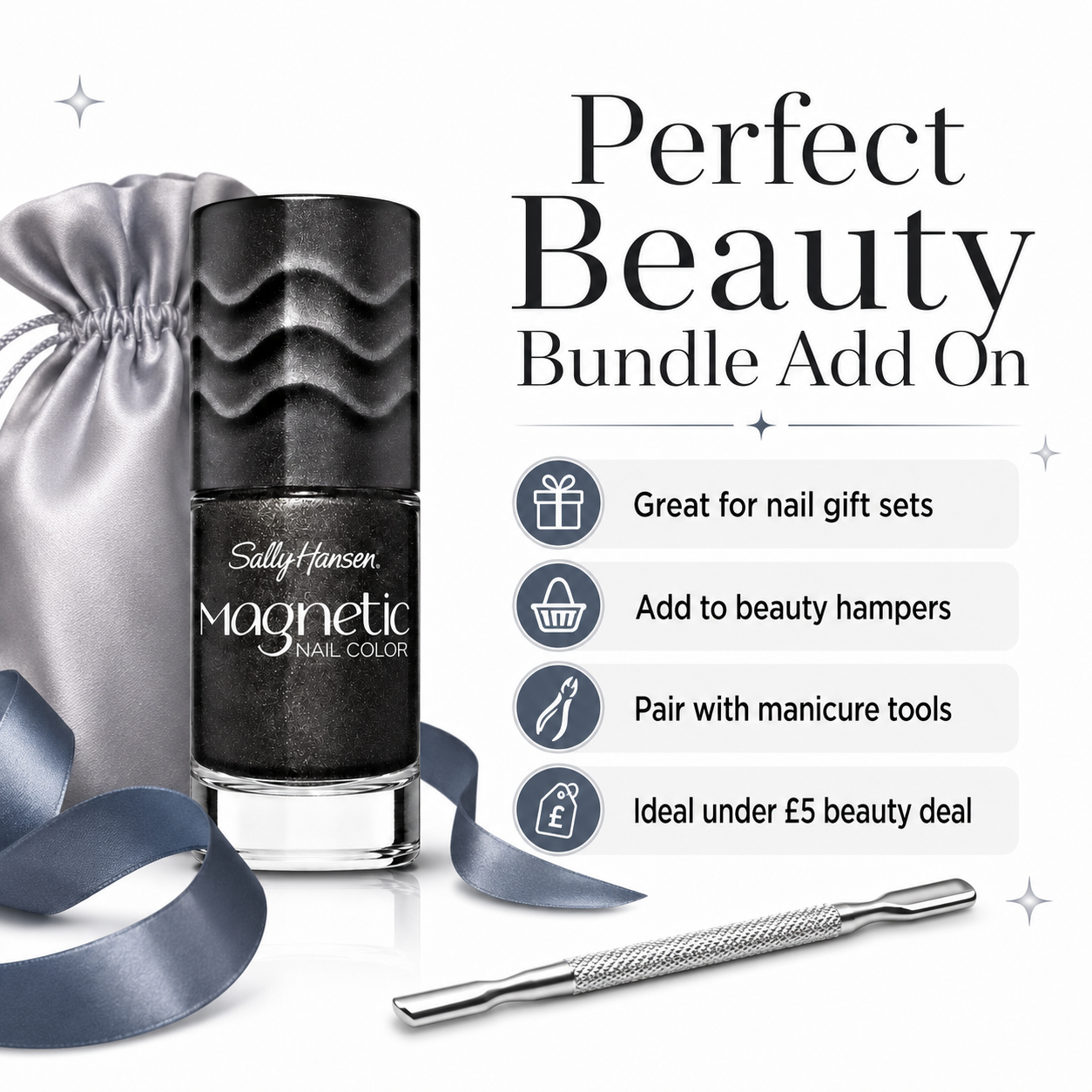 Sally Hansen Magnetic Nail Color Graphite Gravity #908 9.17ml