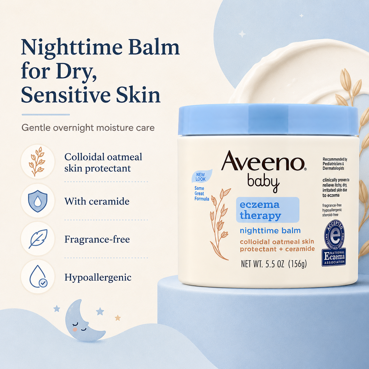 Aveeno Baby Eczema Therapy Moisturizing Cream