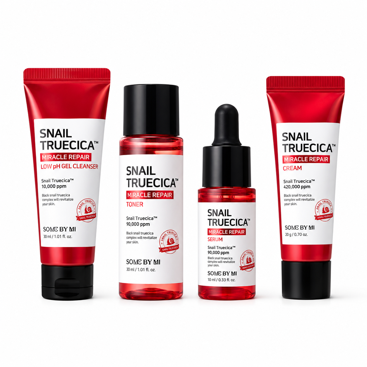 SOME BY MI Snail Truecica Miracle Repair Starter Kit 4 Piece Set