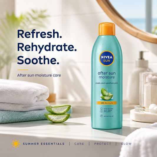 NIVEA SUN After Sun Moisture Instant Relief Spray with Aloe Vera & Hyaluron 200ml