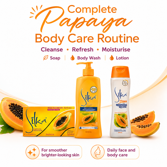 Silka Papaya Brightening Body Care Set