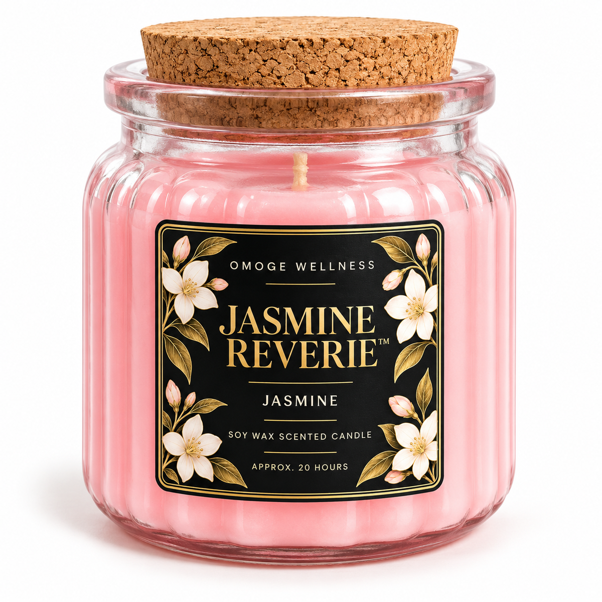 Jasmine Reverie soy candle – view 2