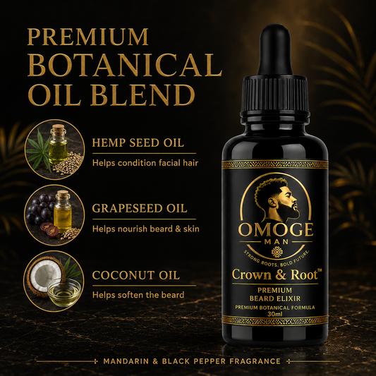 Omoge Man Crown & Root™ Premium Beard Elixir 30ml