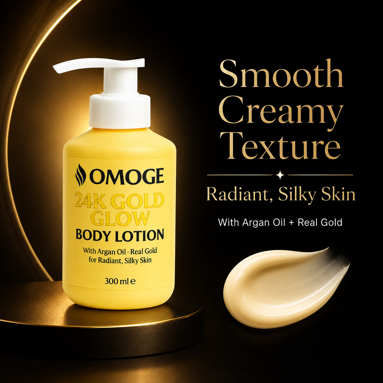 OMOGE 24K Gold Glow Body Lotion 300ml