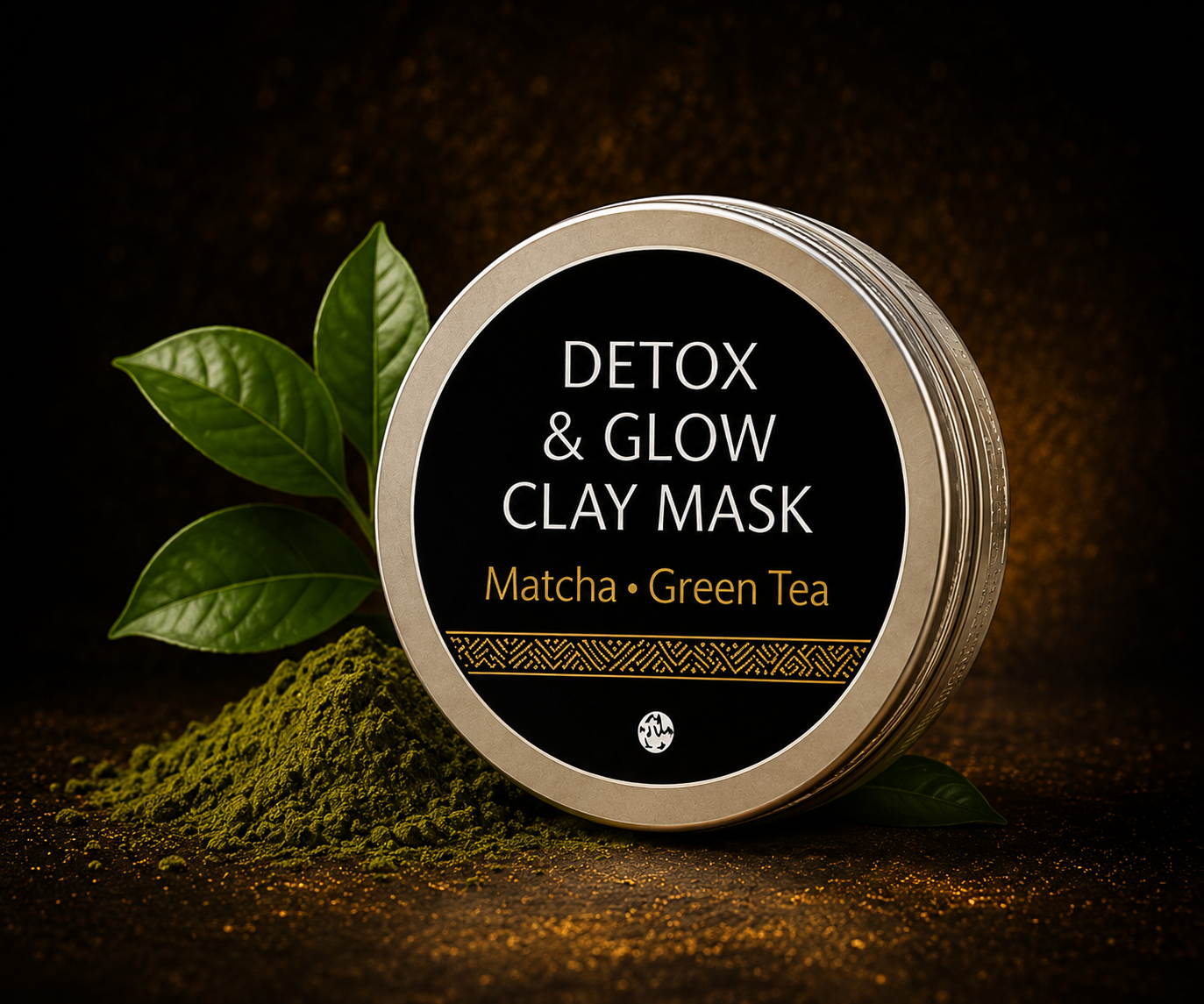 OMOGE Detox & Glow Clay Mask – Matcha & Green Tea Purifying Face Mask 30g