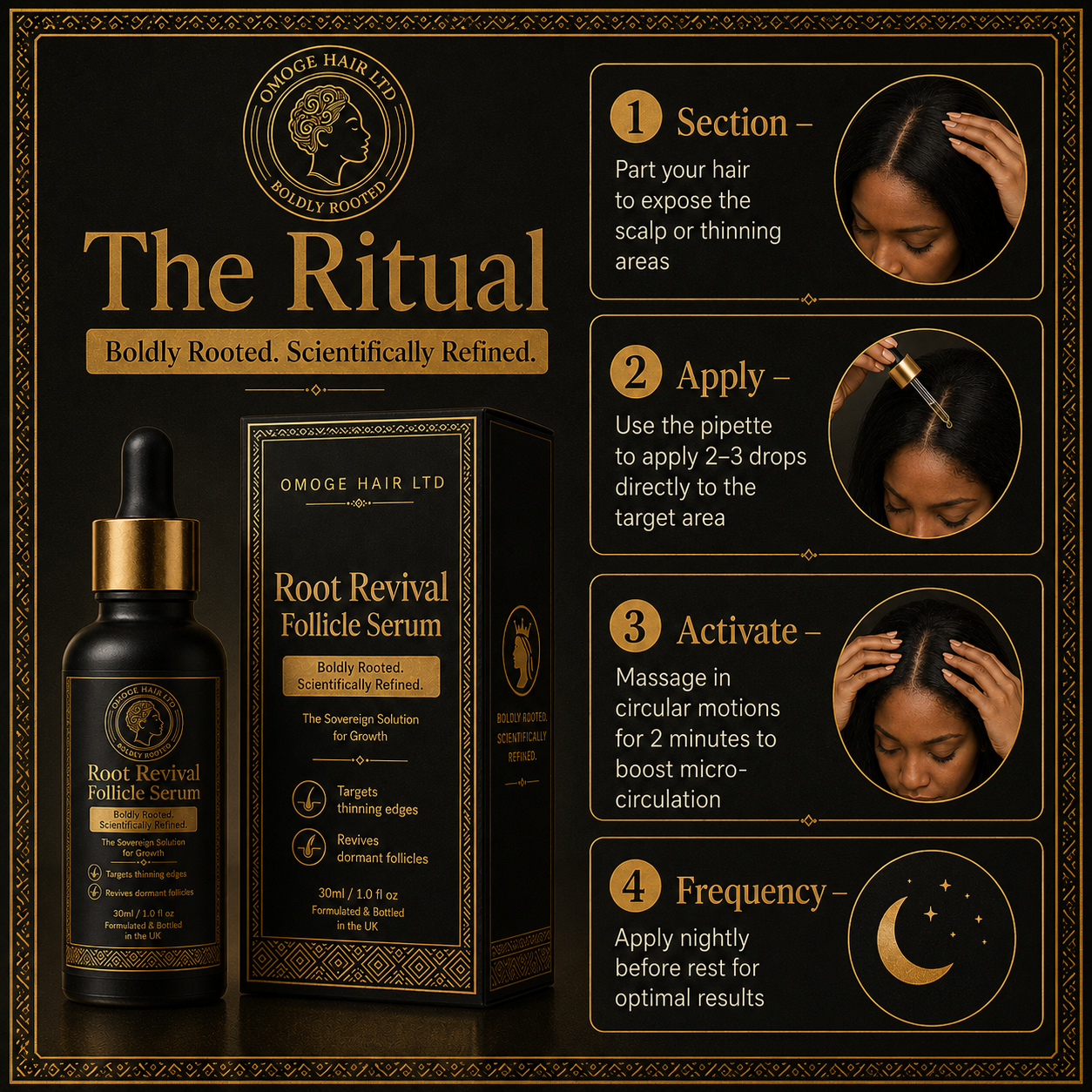 Root Revival Follicle Serum | Scalp & Edge Regrowth Root Ritual