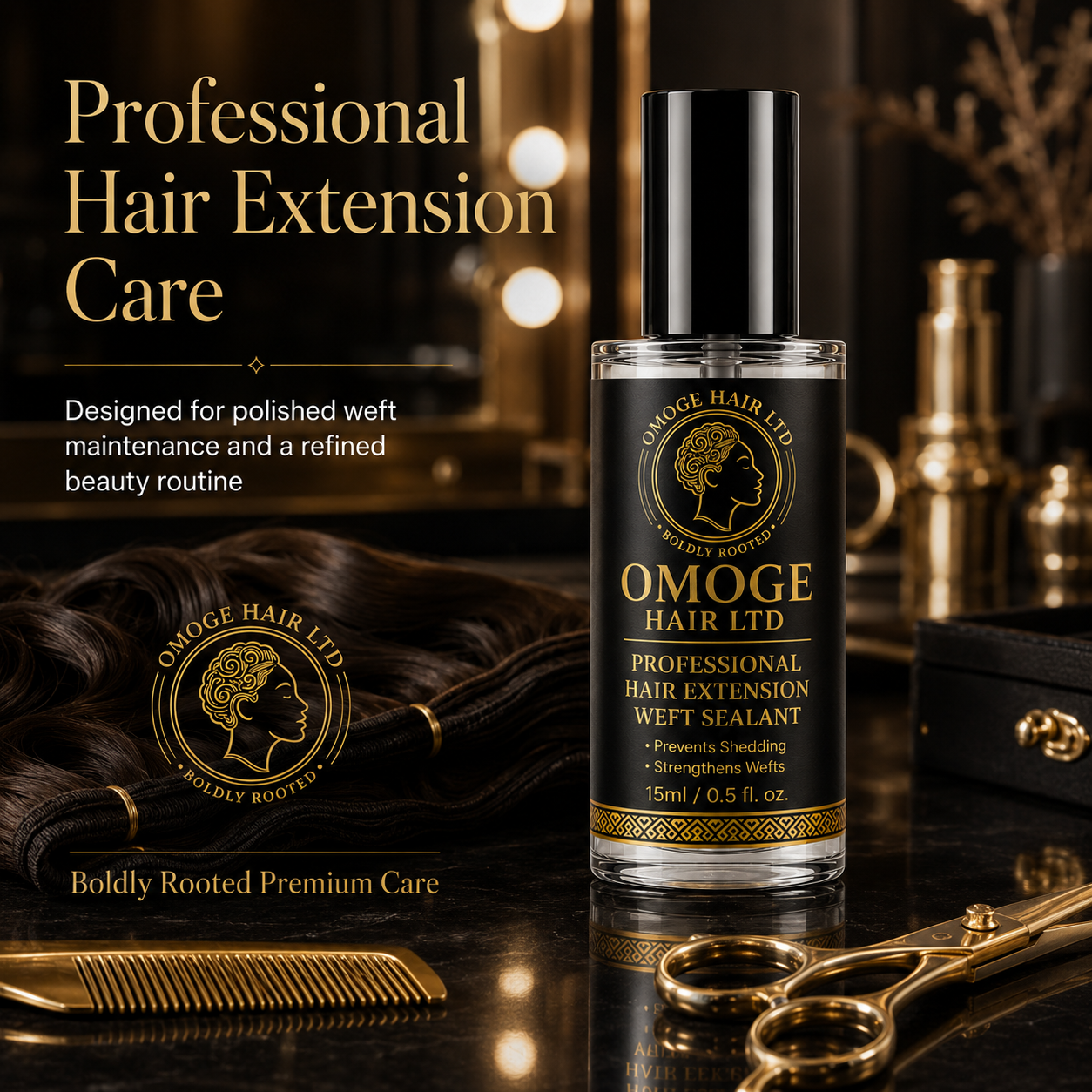 OMOGE HAIR LTD Professional Hair Extension Weft Sealant