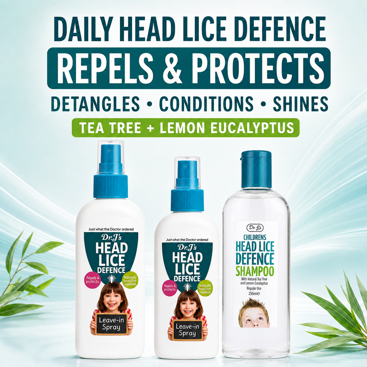 Dr. J's head lice defence set – view 2