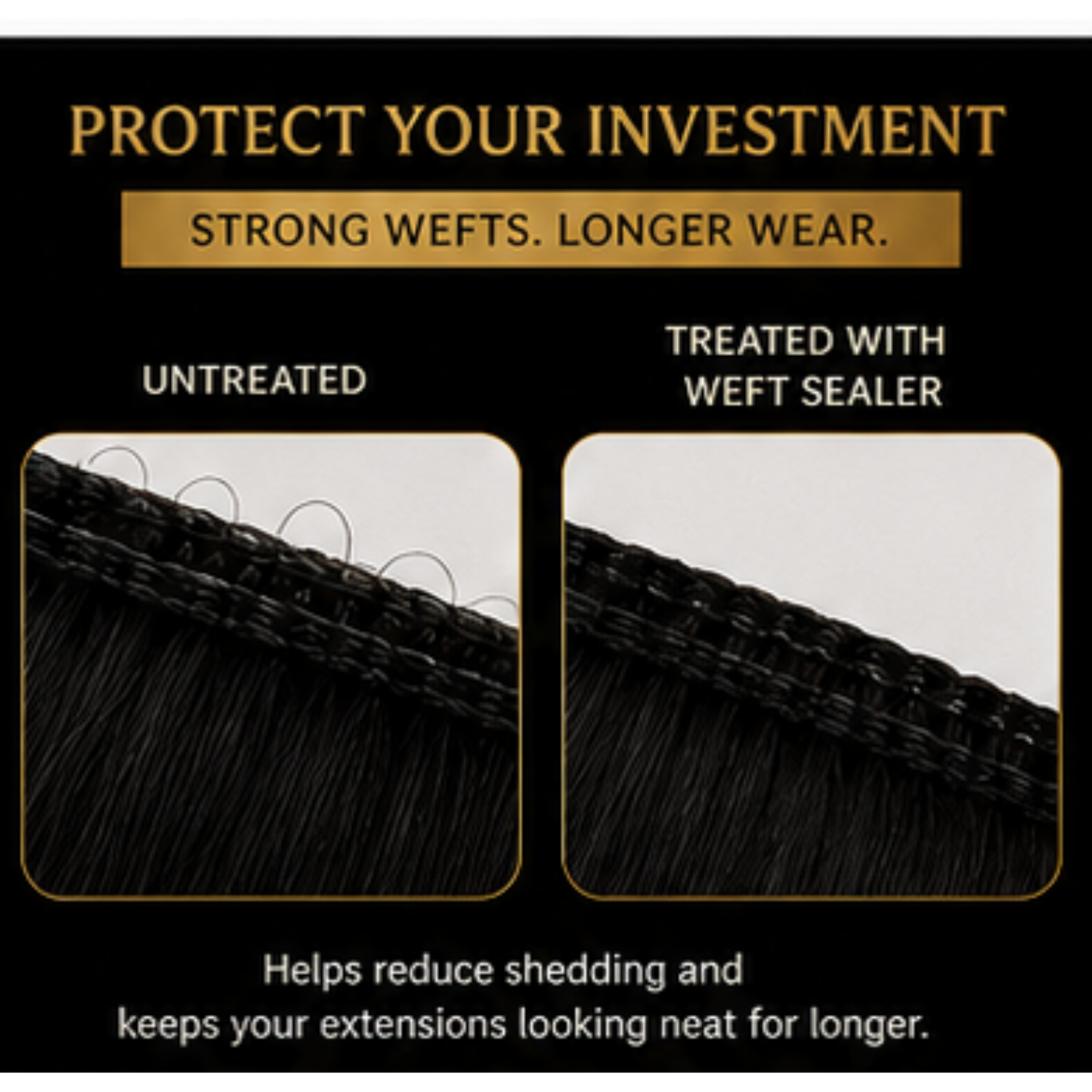 OMOGE HAIR LTD Professional Hair Extension Weft Sealant