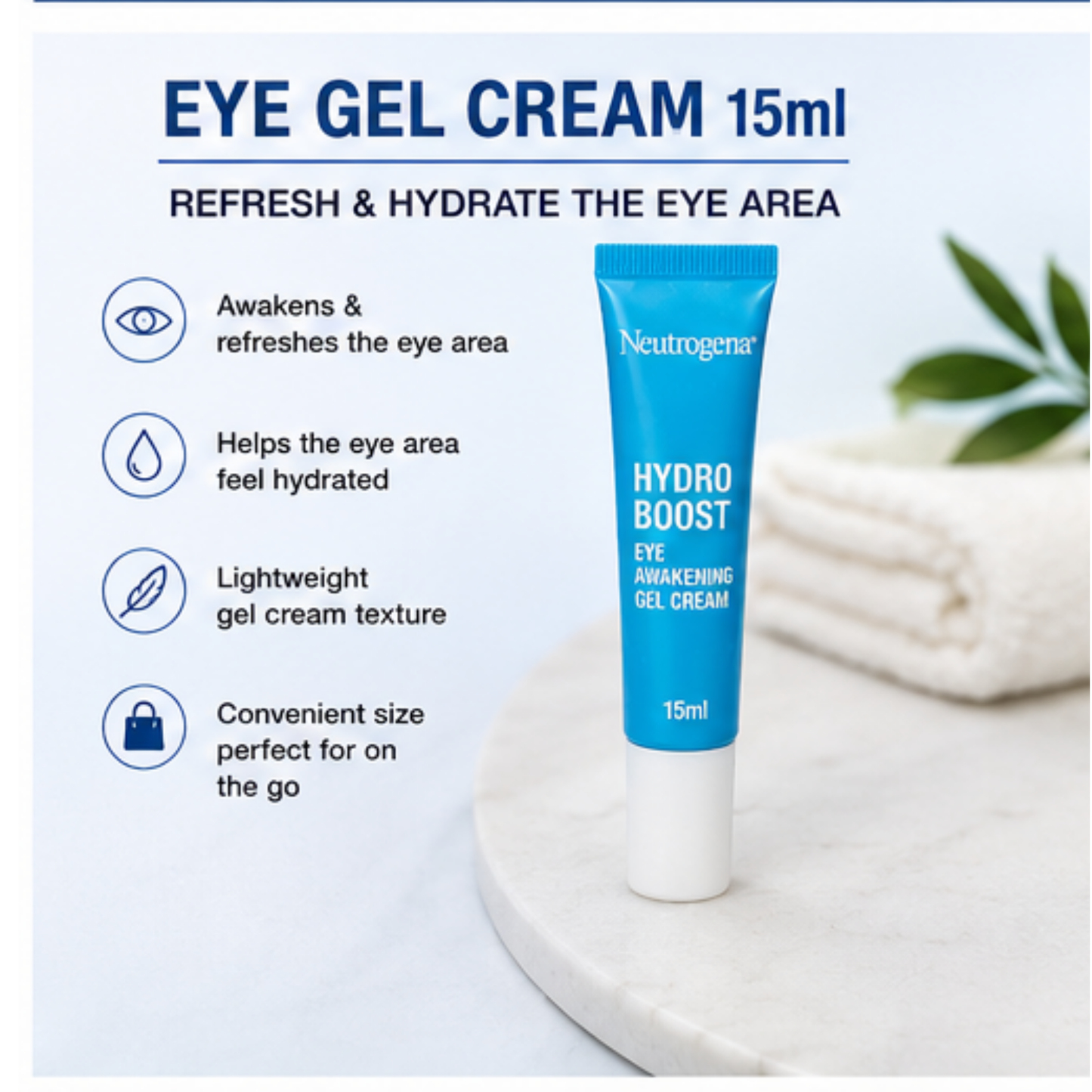 Neutrogena Hydro Boost Water Gel and Eye Gel Cream Hydration Duo