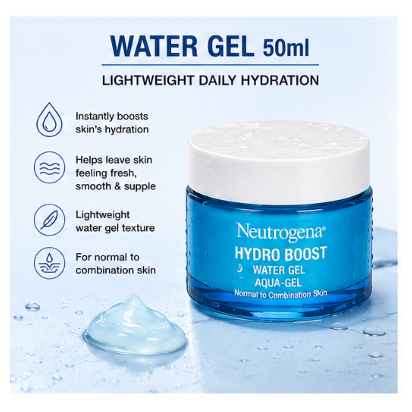 Neutrogena Hydro Boost Water Gel and Eye Gel Cream Hydration Duo