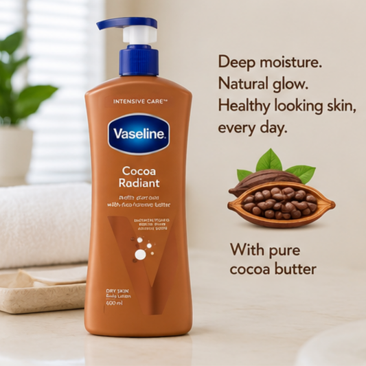 Vaseline Cocoa Radiant Body Lotion 600ml