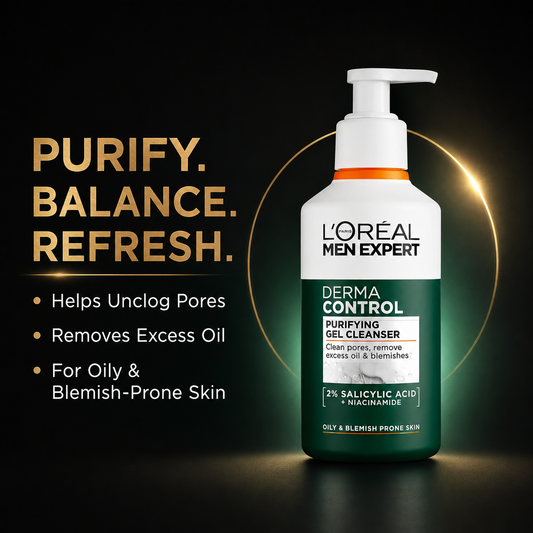 L’Oréal Men Expert Derma Control Purifying Gel Cleanser 260ml