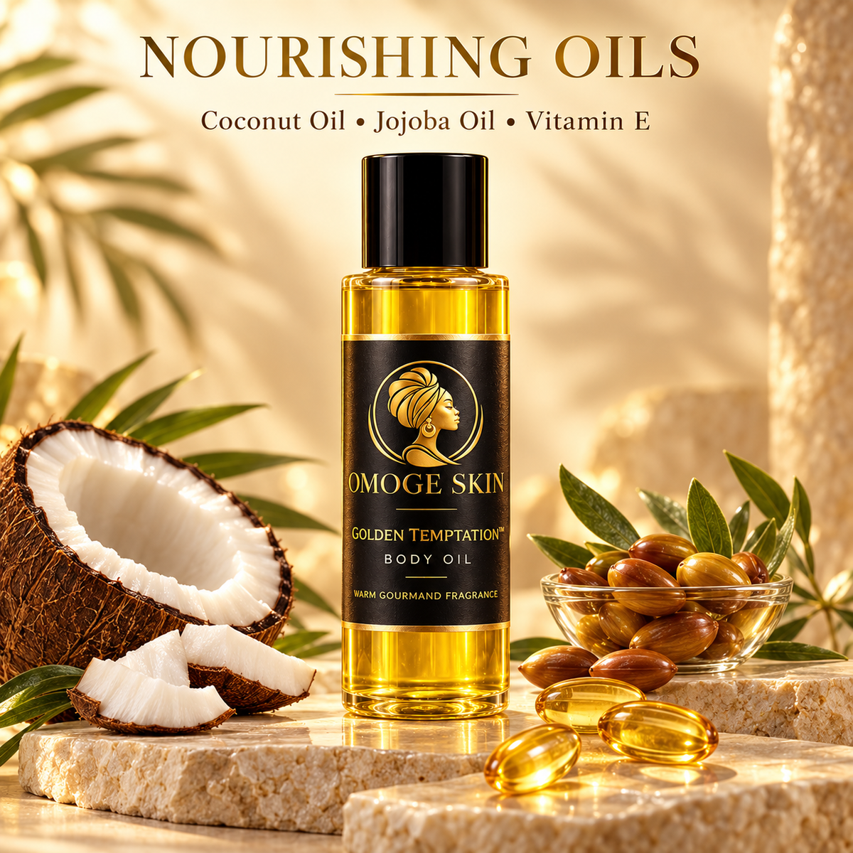 Golden Temptation body oil – view 2